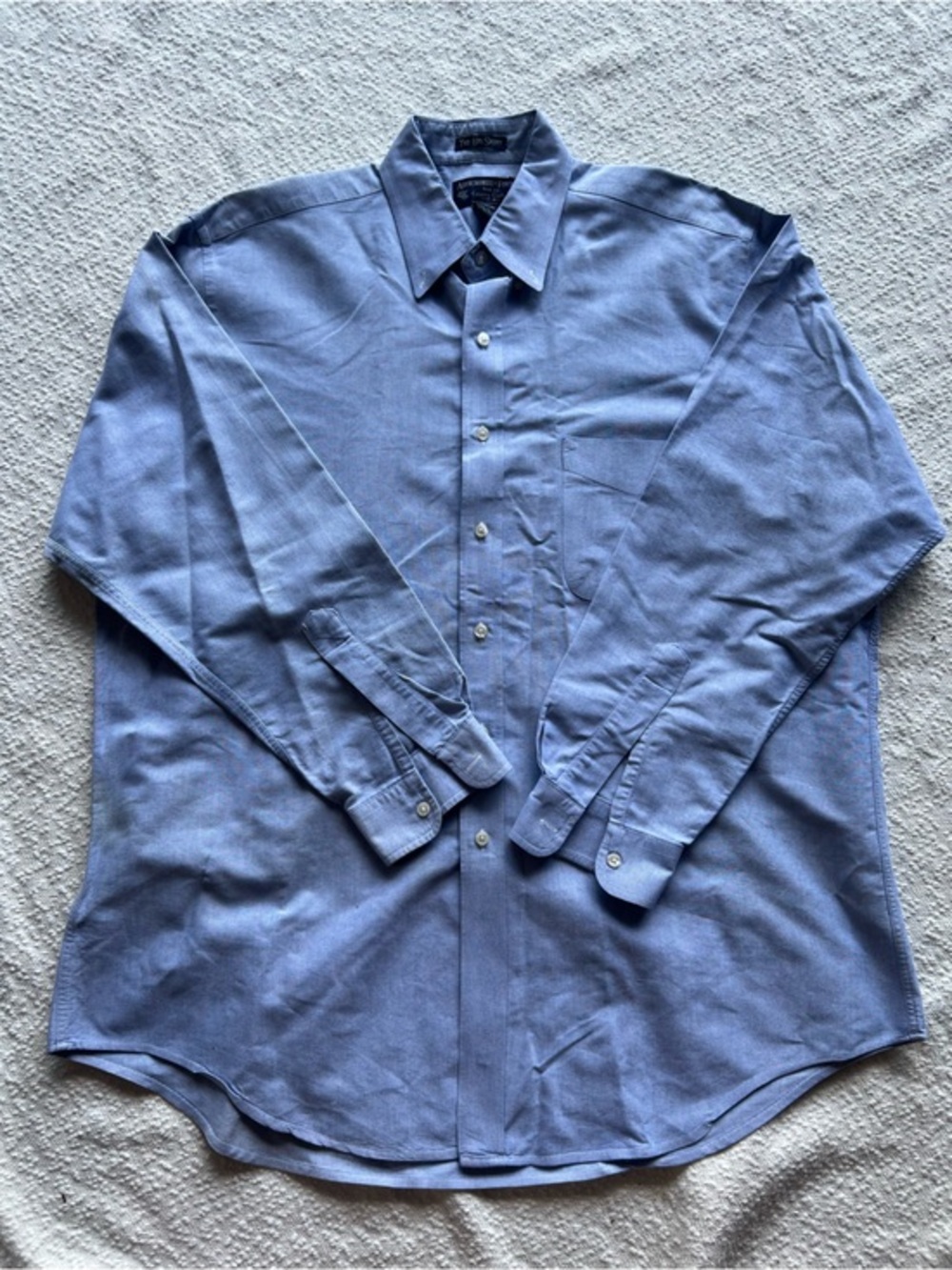Vintage 90s Abercrombie & Fitch The Big Shirt Oxford Button Down Mens Large Blue
